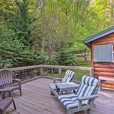 Bryson City Cabin With Fire Pit On Coopers Creek! 외부 사진