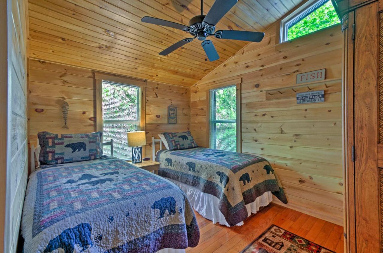 Bryson City Cabin With Fire Pit On Coopers Creek! 외부 사진