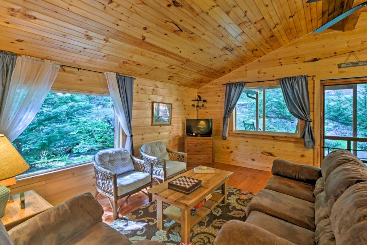 Bryson City Cabin With Fire Pit On Coopers Creek! 외부 사진