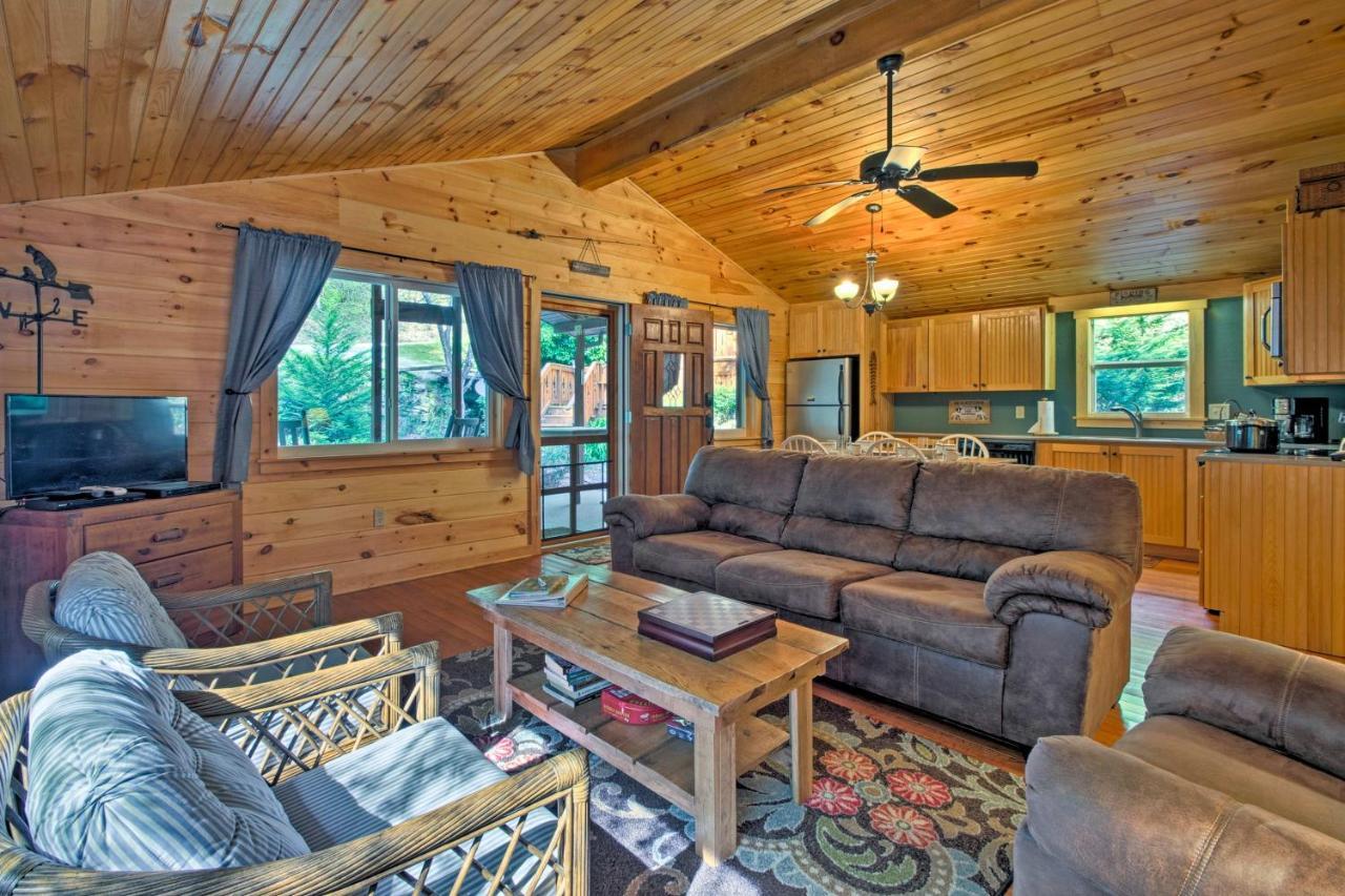 Bryson City Cabin With Fire Pit On Coopers Creek! 외부 사진