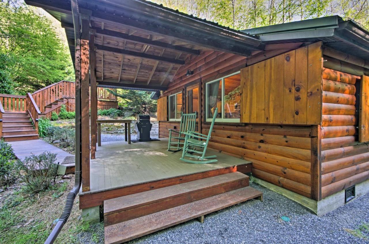 Bryson City Cabin With Fire Pit On Coopers Creek! 외부 사진