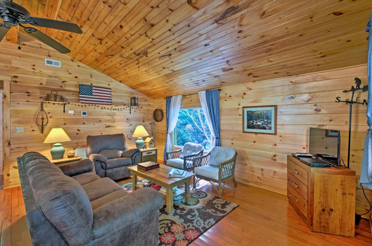 Bryson City Cabin With Fire Pit On Coopers Creek! 외부 사진